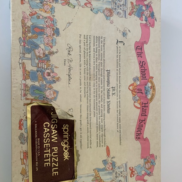Vintage Puzzle The School Of Hard Knocks - Picture 8 of 9